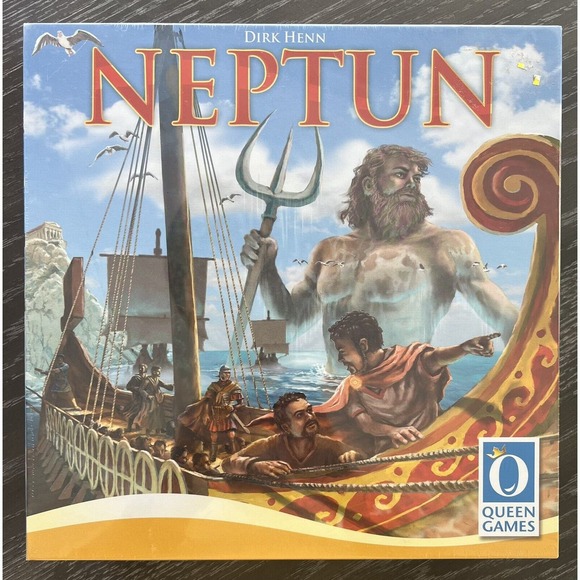 Neptun Board Game by Dirk Henn 2014 Queen Games 2014, New and Sealed - Picture 1 of 11
